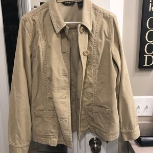 Cream Corduroy Eddie Bauer jacket